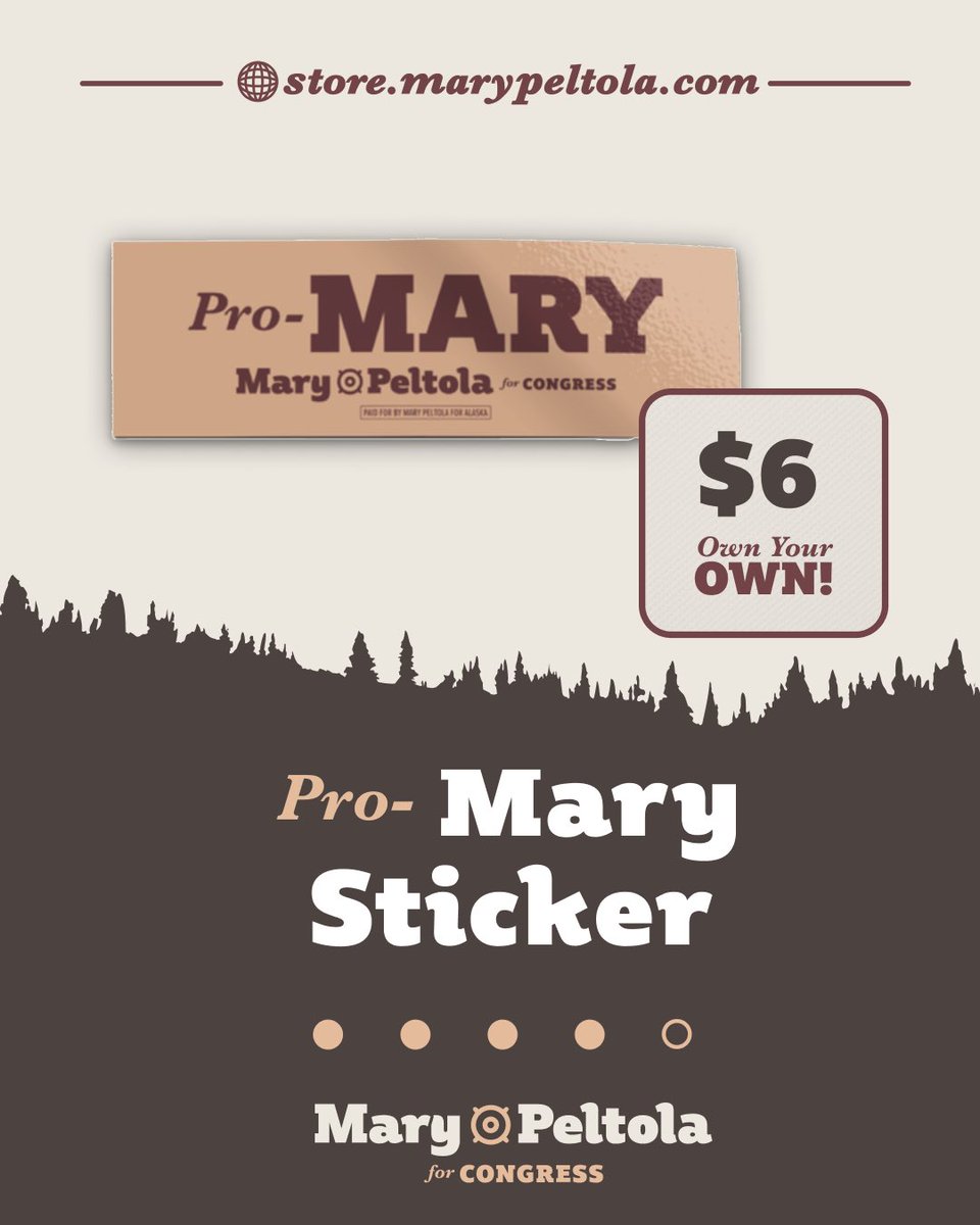 Your style needs more Mary! Check out our Team Mary merch store and snag some while you still can to show your support in the most stylish way possible! What better way to fight for fish, family, and freedom than with Team Mary shirts, buttons, stickers, and more?