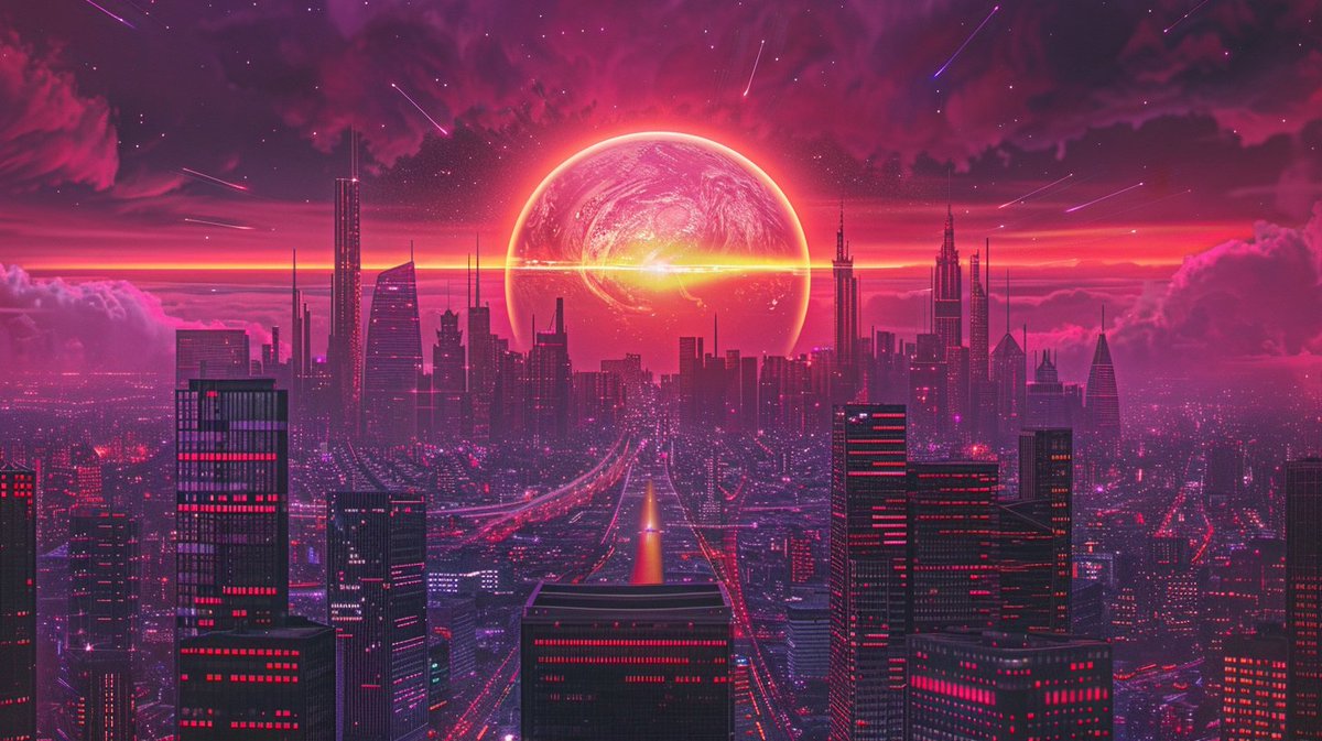 Synthwave City...

#retrowaveaesthetic #vaporwave #dreamwave #chillwave #scifiart
#synthwaveart #retrowaveart #AIArtworks #aiartcommunity #AIart #midjourney