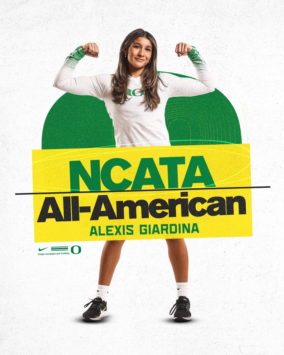She really can do it all 💪 Congratulations to Lexi on being named an NCATA All-American! #GoDucks | #Power