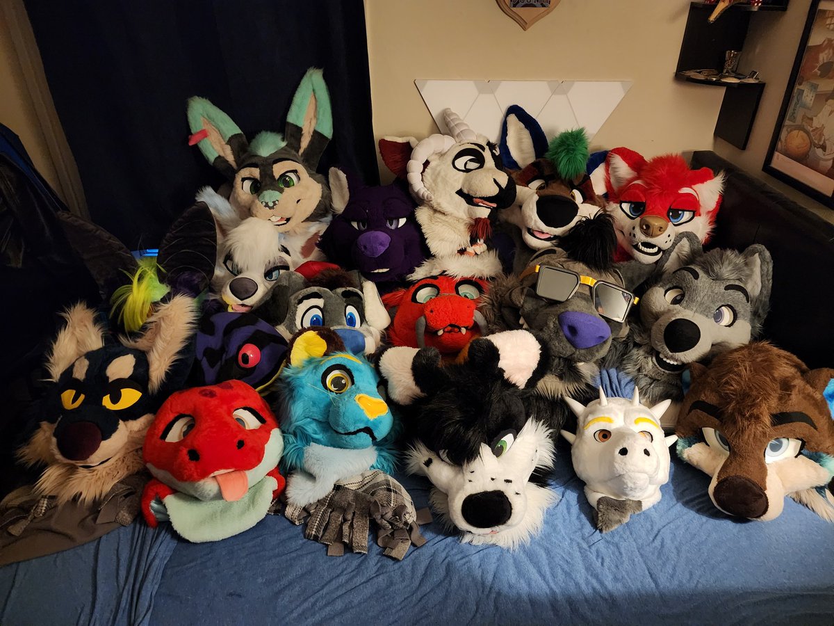 Just had a few friends over last night 🤭🤭🤭 @punkwolf85 @Dyceycollie @SeanpFluffy @TimberPuppers @TheKamillex @LunarMizrrain @LuxtheBat @Smokey_Floof @LikoClave @HardCidr16Bit @SiriusBlur @Maxie_Blur @OrisTheOtter @badboiblitz + the lazy butts who didn't bring suits