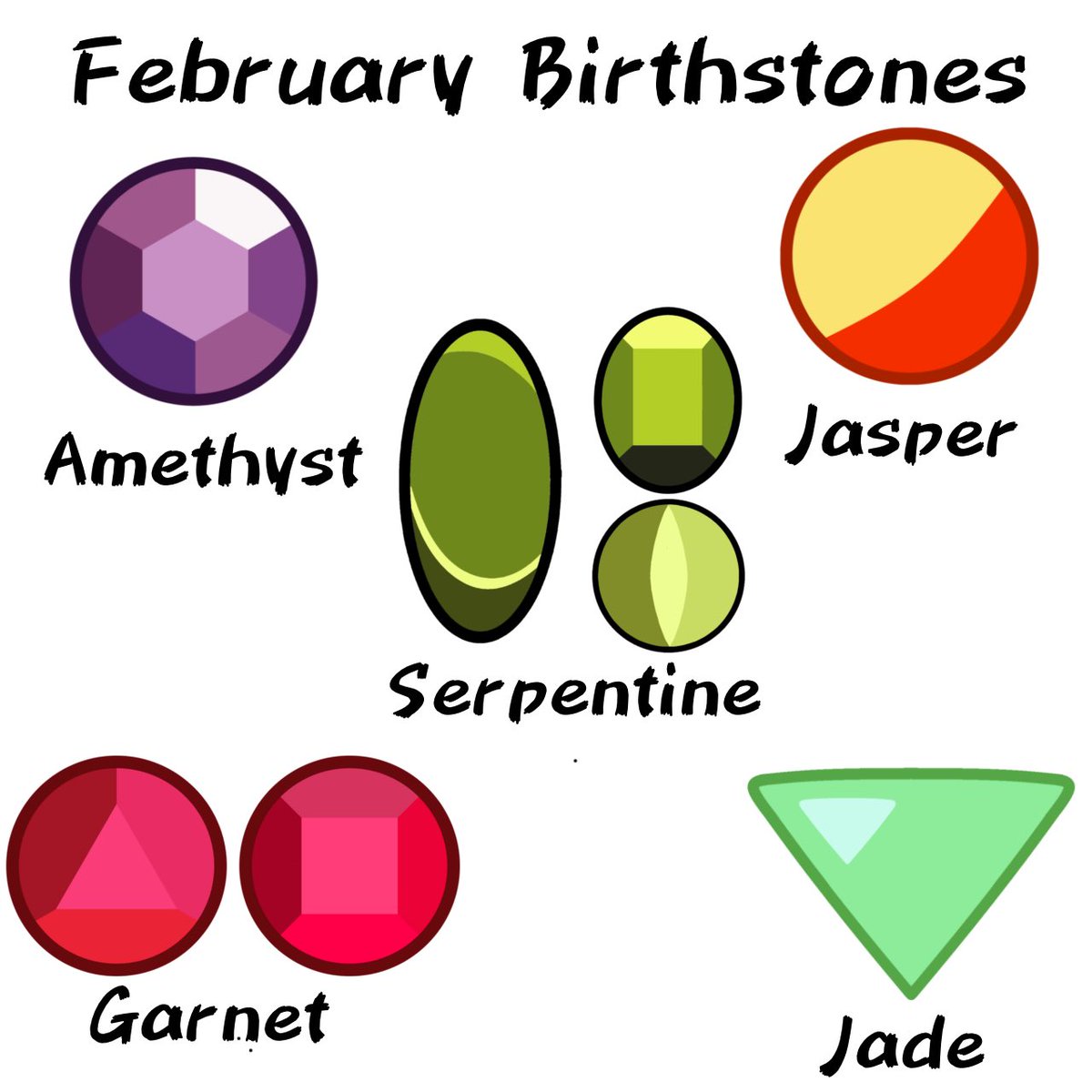 The Birthstones of February.