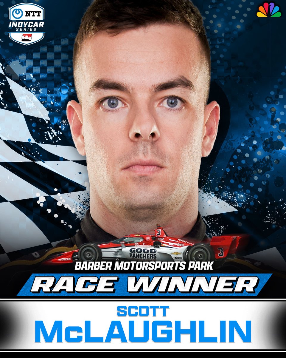 REPOST to congratulate Scott McLaughlin! He goes back-to-back at Barber Motorsports Park. #INDYCAR