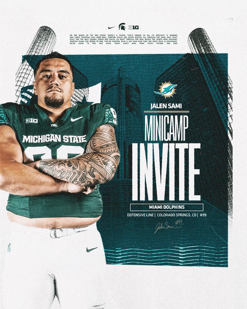 taking his talents to South Beach 🌴 @SamiUso x @MiamiDolphins