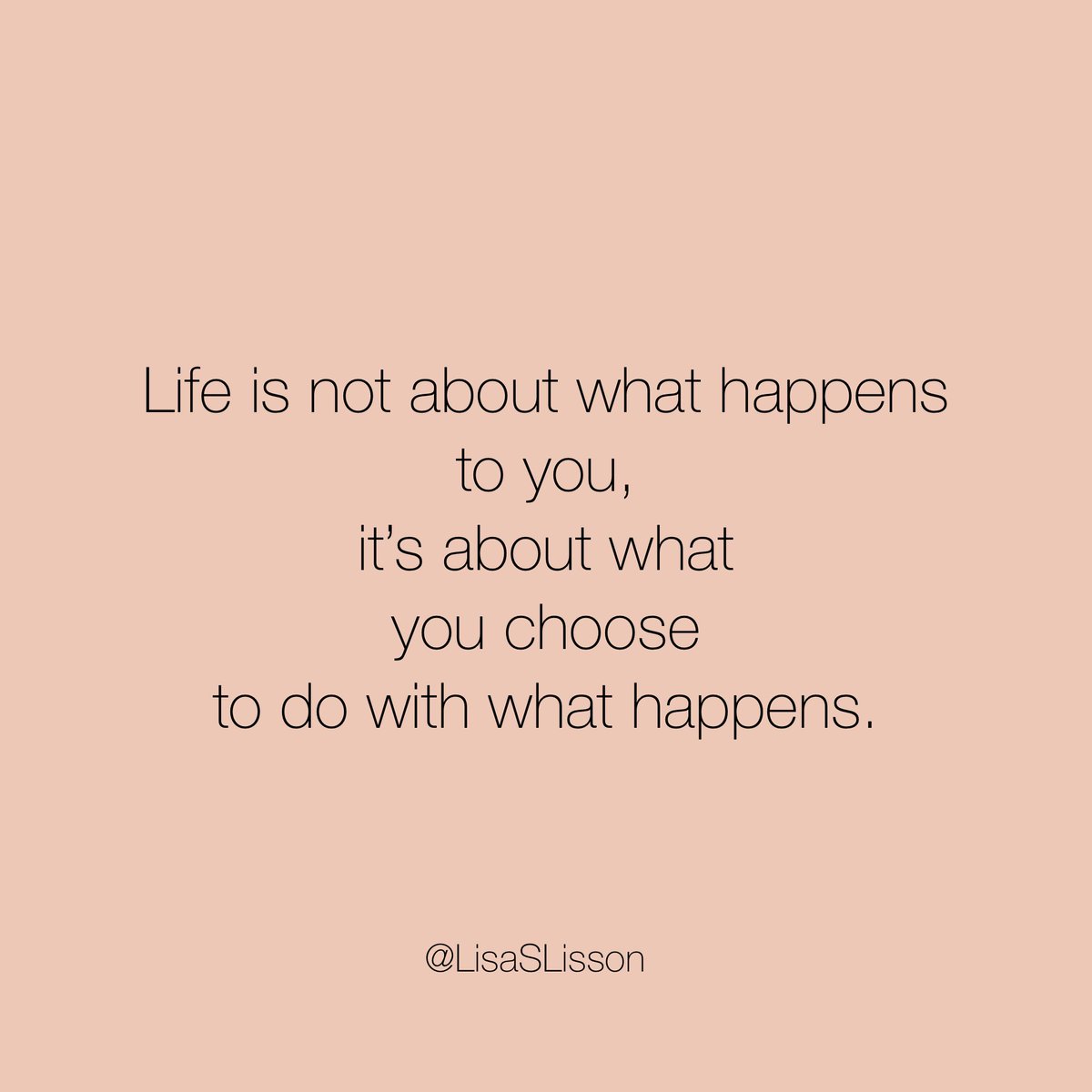 None of us are immune from life forces that can knock us down, but we must always remember we gain our power back by realizing we have a choice in how we respond.