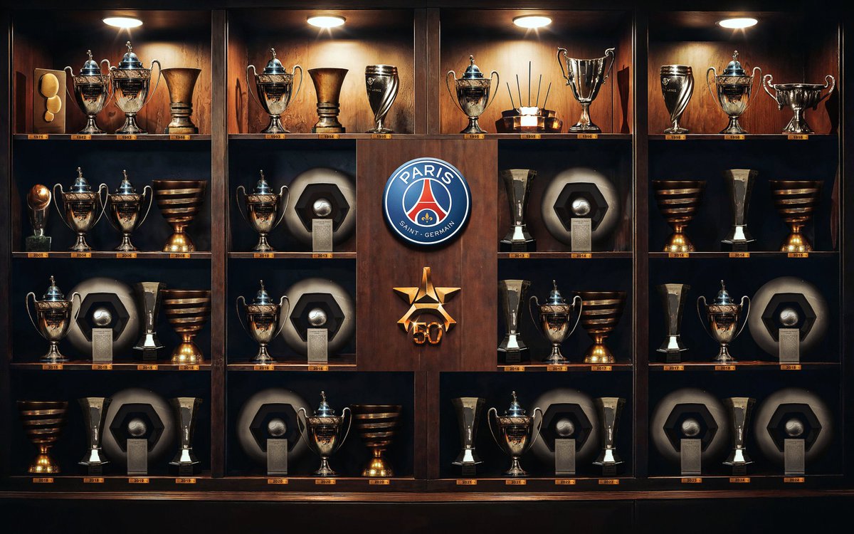 ➕ 1️⃣🏆 ¡El Paris Saint-Germain gana el trofeo número 5️⃣0️⃣ de su historia! 🤩 #ParisiensEtChampions