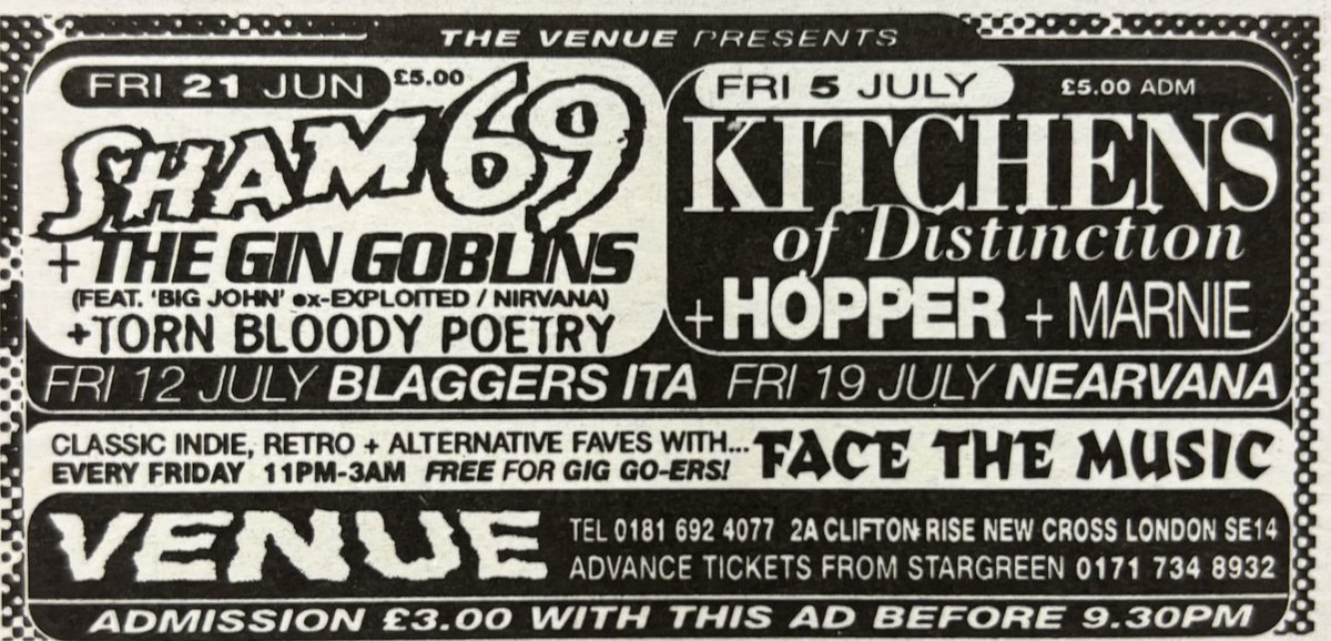 Kitchens of Distinction and more at the Venue! Melody Maker, 22 June 1996. #MelodyMaker #MyLifeInTheUKMusicPress #1996