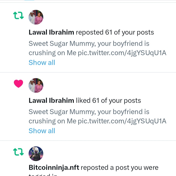 I have been looking for active followers to send money to and I saw an active follower, I need to reward you. @Lawal_ibrahim20 send me your account details. I have 80,000 naira for you. I will reward more active followers, Turn On Post Notification and be active to win!