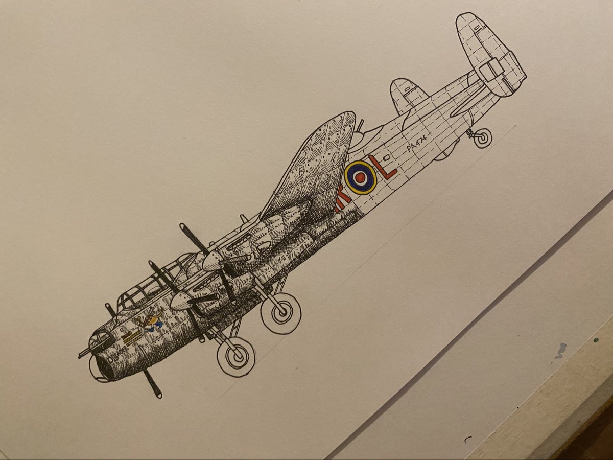 Busy weekend so, sorry for the silence. Busy supplying photos to a new client, drawing a little commission for a RAF mate and also sketching a little series of BBMF aircraft illustrations for cards etc.