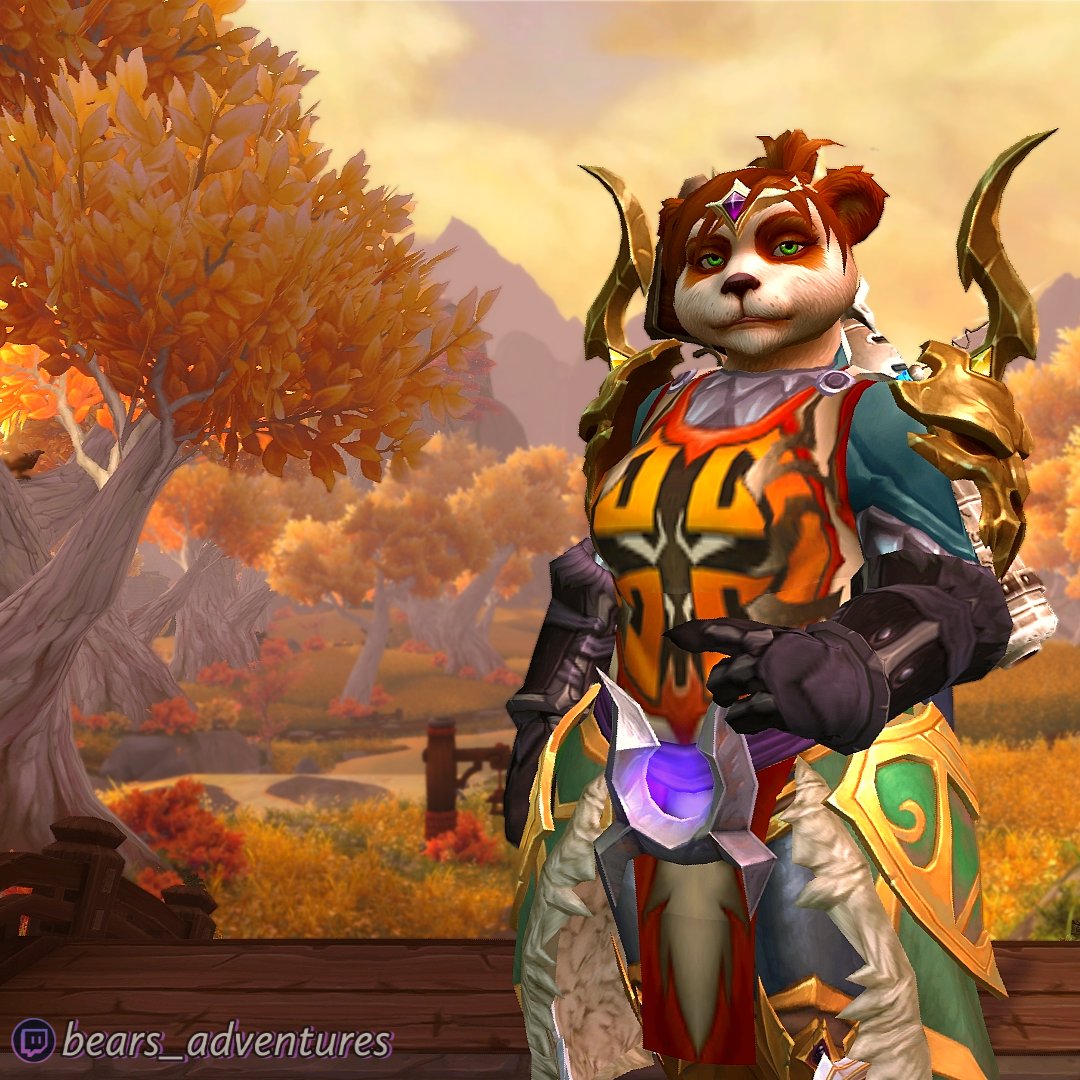 Bear isn't annoyed at the random transmog choice from her community... she's just disappointed 😅

#WorldofWarcraft #WoW #Warcraft #Pandaren