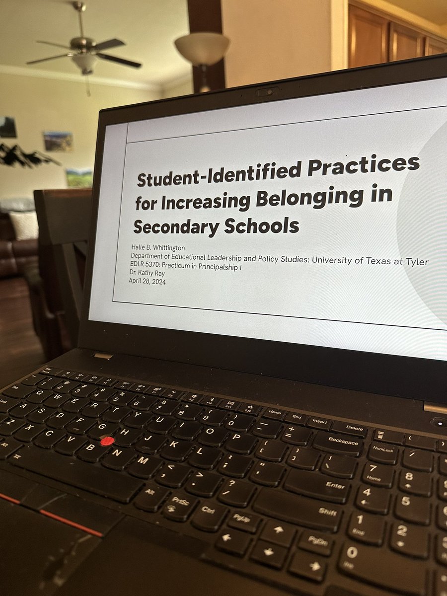 Hours of research and writing and my Action Research Study and Presentation are complete! I’m really proud of the final product and its implications. #studentvoice #schoolbelonging