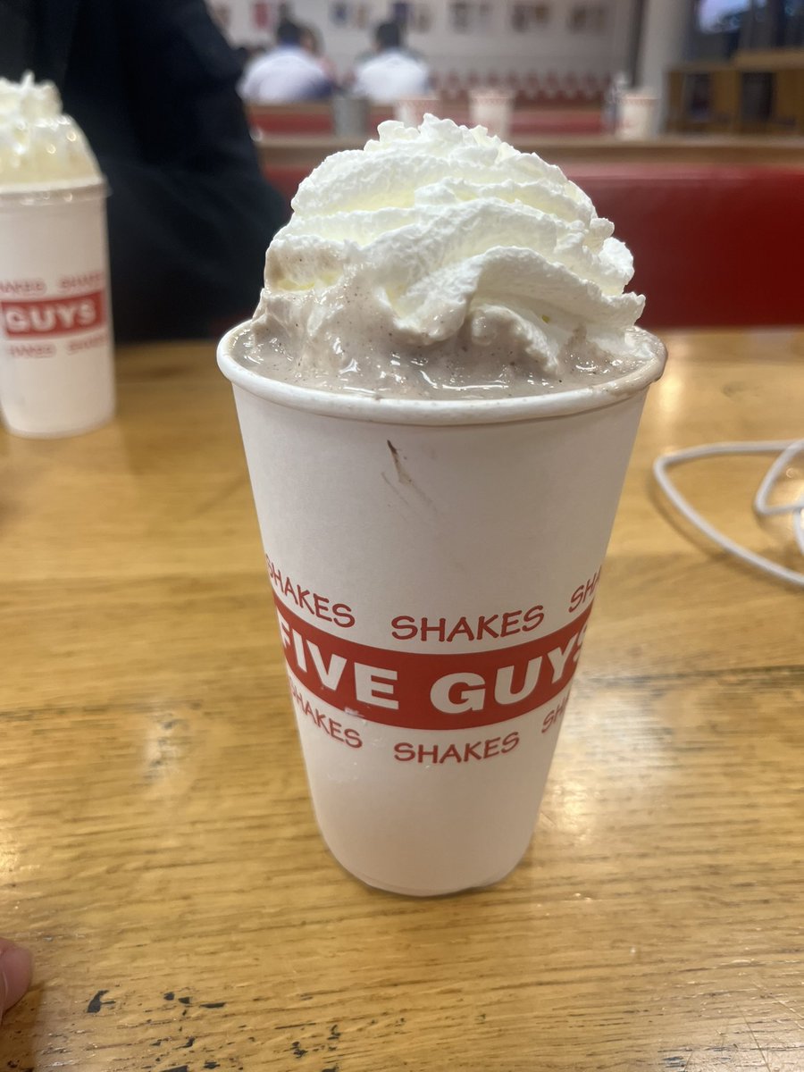 5 guys shakes are delicious #fiveguys