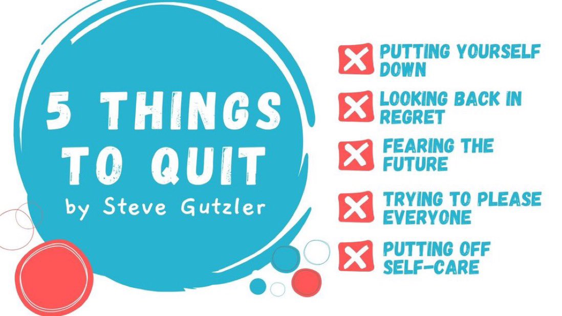 Heading into a new week..5 Things To Quit: #Leadership #Entrepreneur