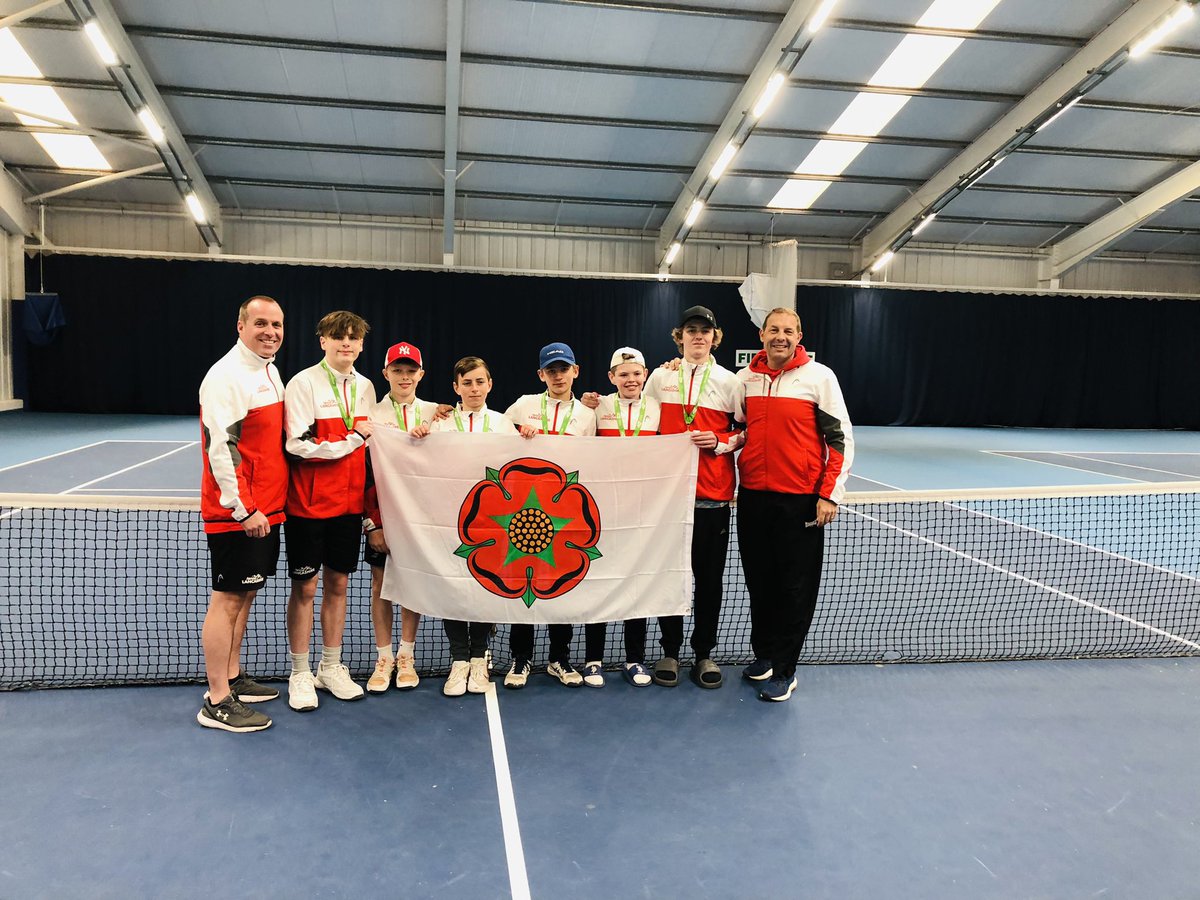 Great performance from
14U Lancashire Boys at the County Cup. They have won EVERY match and finished top of their group. <a href="/TennisLancs/">Tennis Lancashire</a>