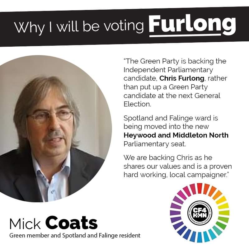 Across our new Constituency and across the political spectrum, more and more people are putting our Community before the career of a politician and voting for Chris.