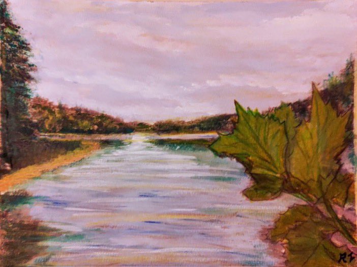 Watercolor Painting 
I created. 

'Rock Creek Vista'

#watercolorpainting
#artistontwittter
🧑‍🎨🖌️🎨