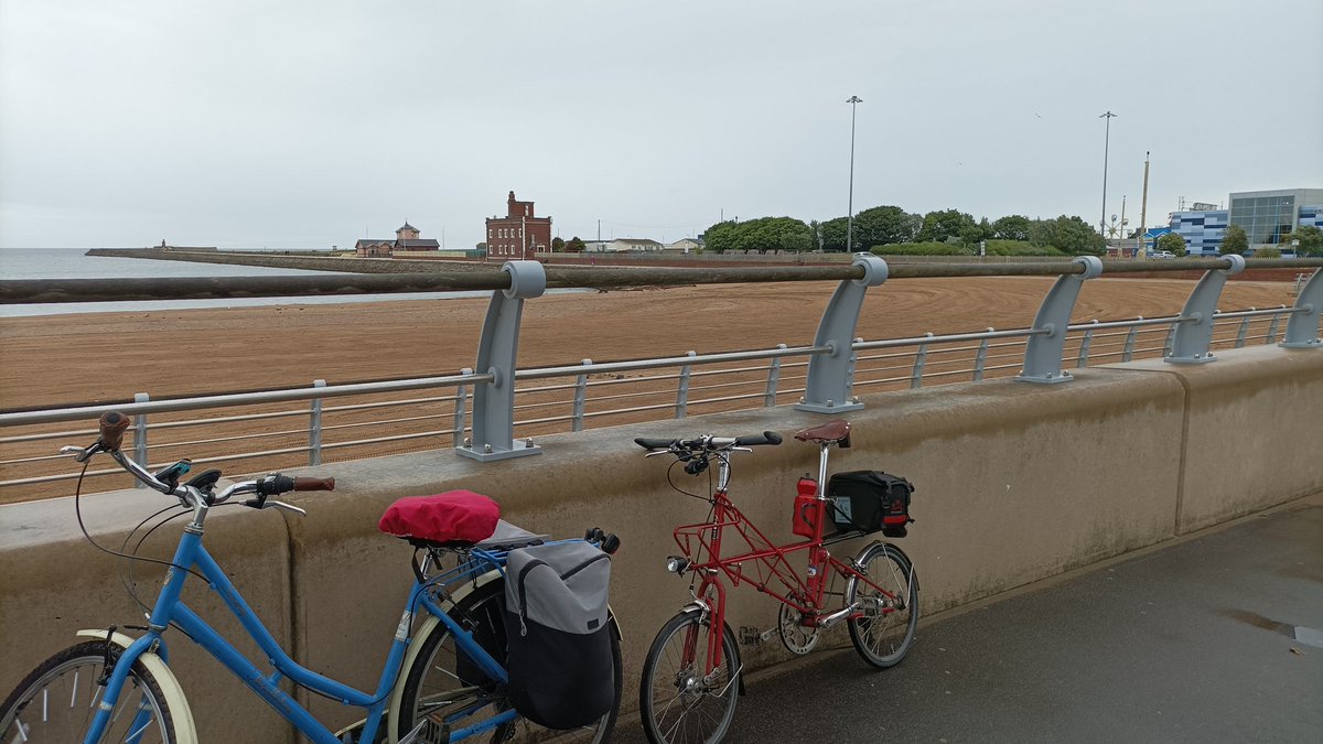 I'll raise you south shields to Sunderland. 6.5 miles of traffic free path along the coast. A fairground, numerous cafes and playgrounds. A national trust lighthouse.