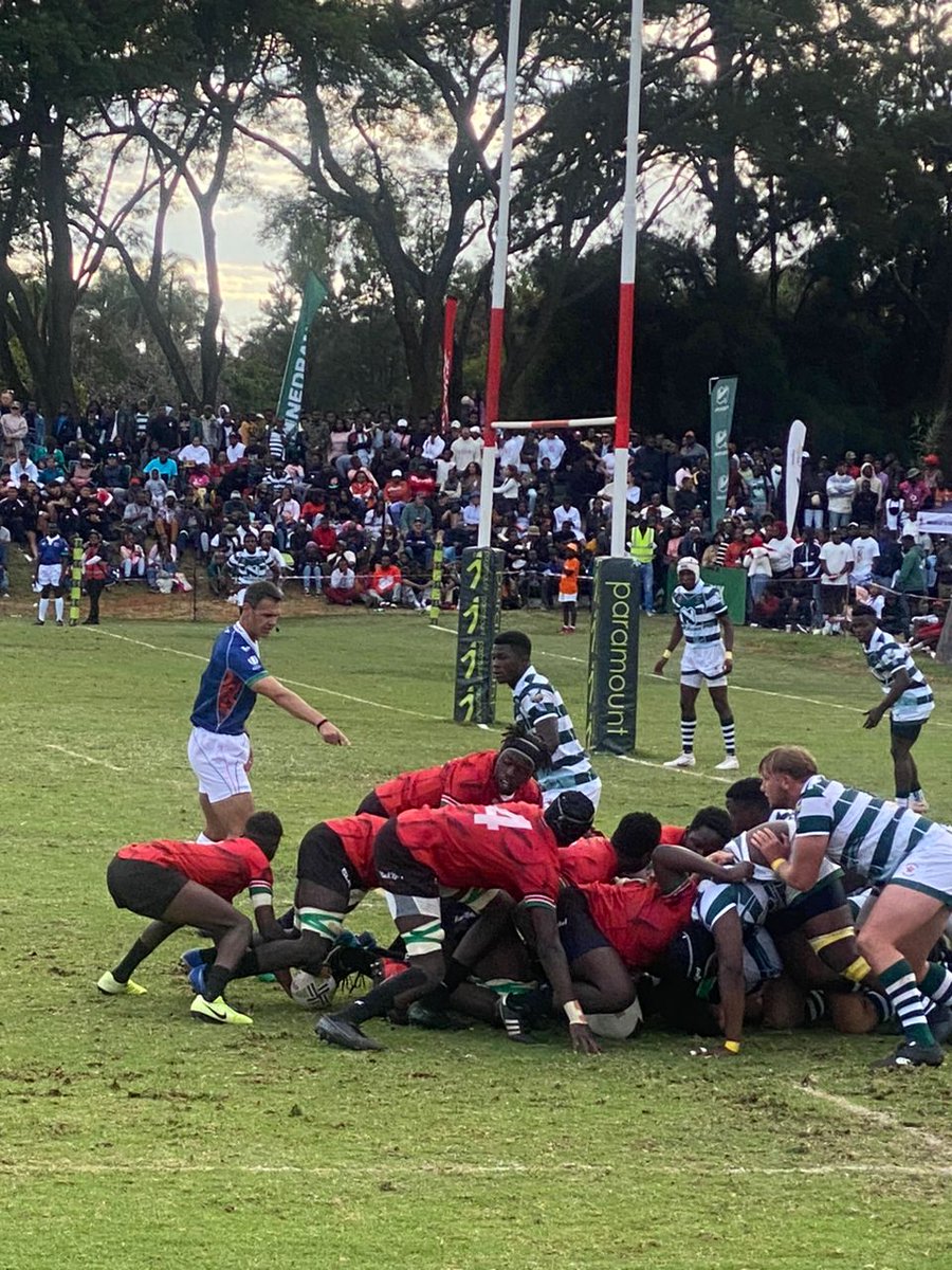 Chipu's match against the hosts Zimbabwe. Chipu won the match 28-13 to book a spot at the World Rugby U20s Trophy. CONGRATS!!! Guys we are proud of you 👏 👏 👏 👏 #RadullKE #TeamKenya
