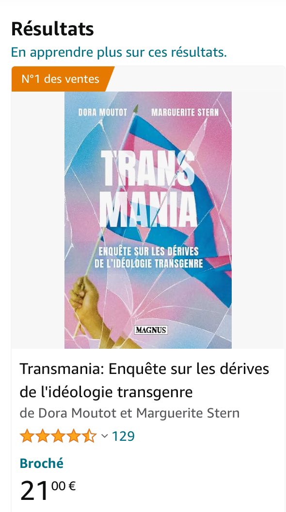 #Transmania Das Rathaus von Paris hat die Werbung für dieses Buch verboten. Buchhandlungen haben es hinter anderen Büchern versteckt. Eine digitale Version konnte nicht veröffentlicht werden, da es Hacker-Angriffe auf die Server des Verlegers gegeben hat. Das hat einen…