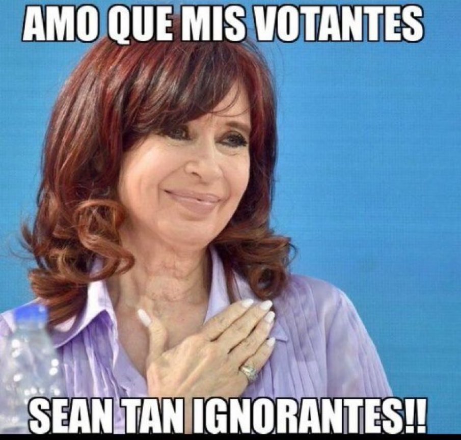 Argentina es el único país del mundo donde los forros que rompieron el país te dicen como se tiene que gobernar, y para colmo un 40% cree que son la solución. #LaChorraEstaGaga