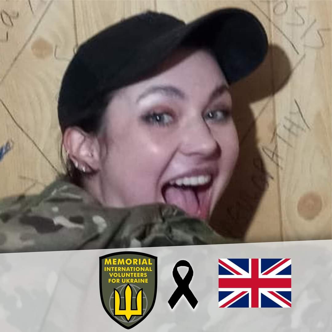 Englishwoman Katherine Melnichuk, who served as a volunteer in the Ukrainian Armed Forces, died on the battlefield.
Why she was brought there is not known. But the goal has been achieved, if feeding the worms was the goal...