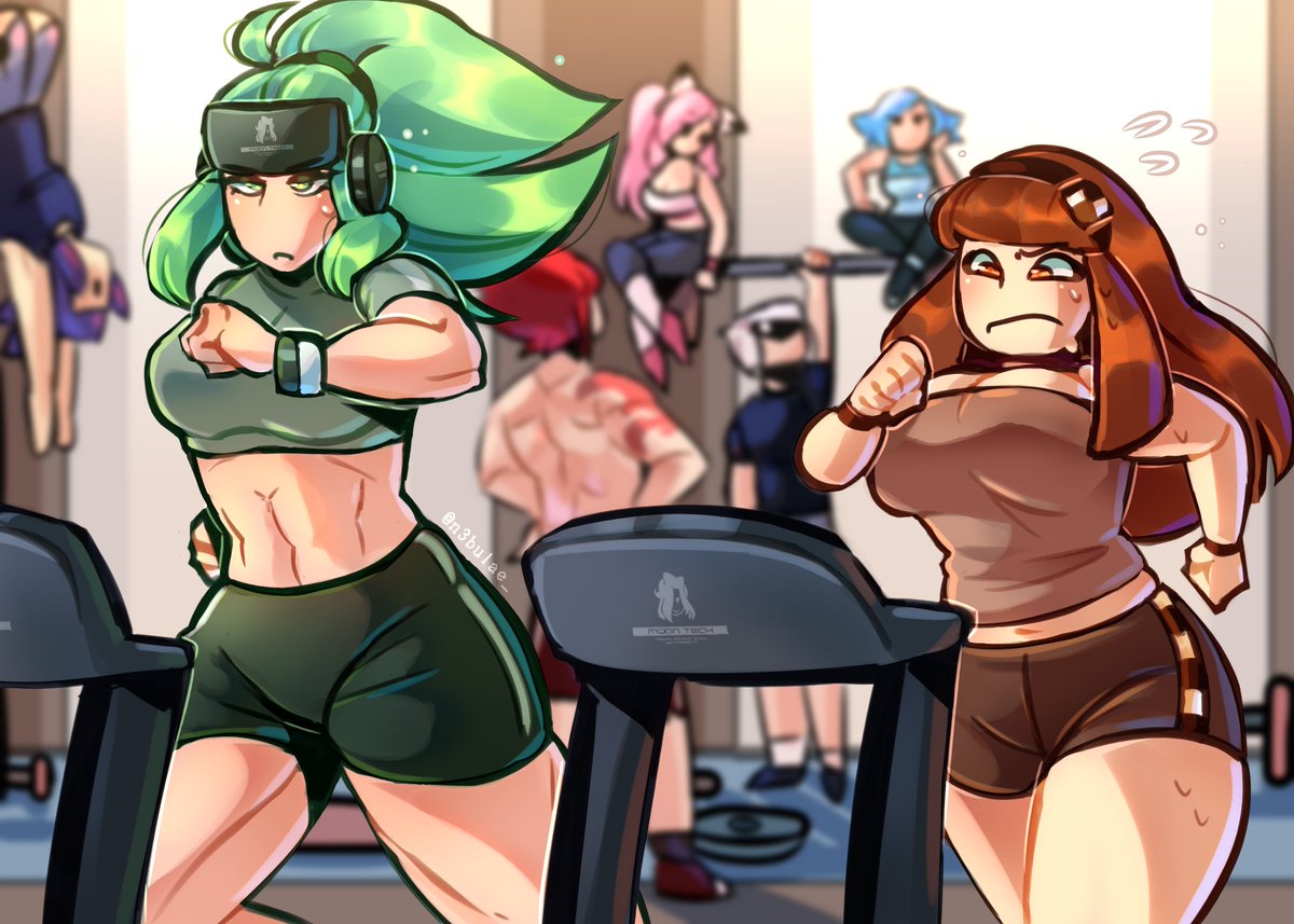 Marlow's training routine 
#gwainsaga #fanart