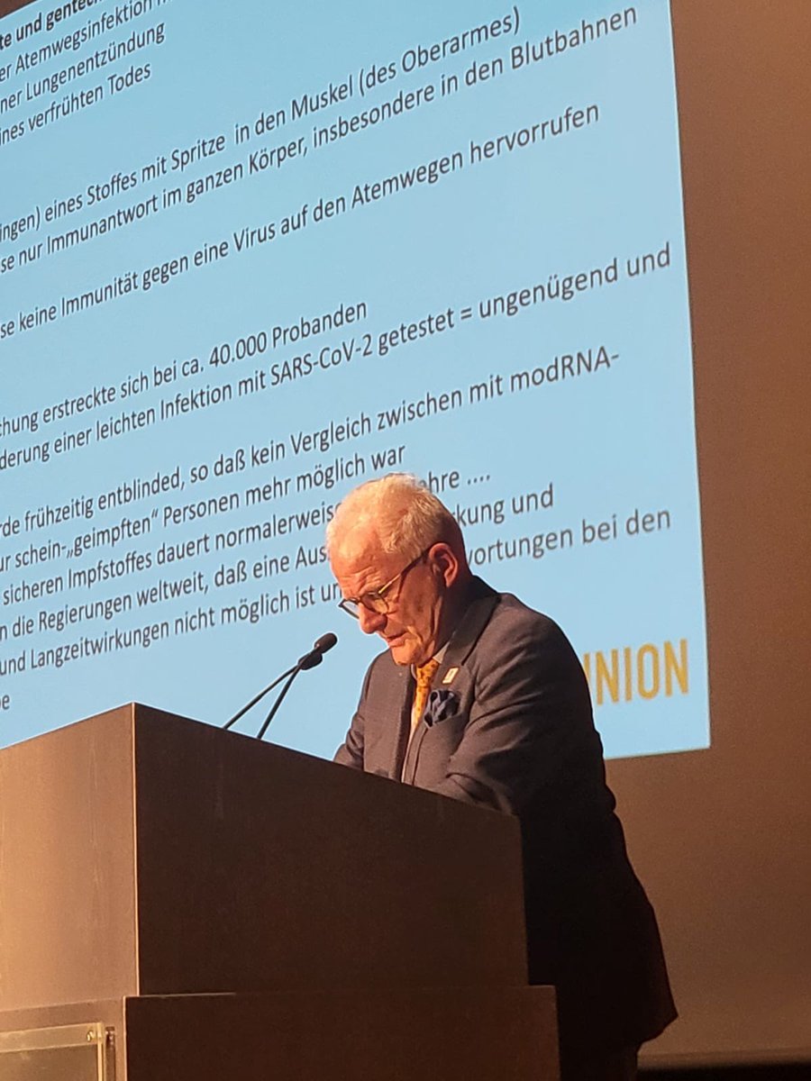 Gestern in Heilbronn unser Symposium 'Recht trifft Medizin' zu Menschenrechtsverletzungen durch die #WHO und zu unserer Forderung nach einer #Corona-Aufarbeitung. 

6 Stunden Vorträge von hochkarätigen Referenten und Diskussion mit rund 400 Zuhörern. Vielen Dank, lieber Professor…