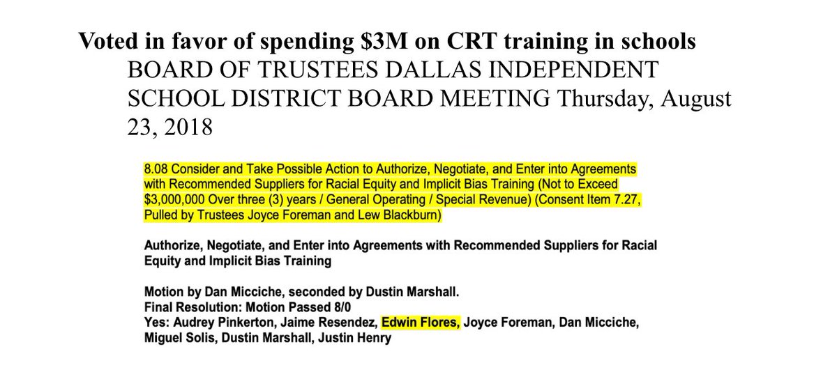 Dallas County GOP Citizen News (@dallasgopnews) on Twitter photo Fake Republican <a href="/edwinflorestroy/">Edwin Flores</a> is running for Dallas College District 1. He has endorsed Democrat <a href="/Lance_Currie/">Lance Currie</a> for DISD School Board Trustee District 1.
Why are we continuing to vote Edwin Flores into office? And why would we want to vote for the candidate that he endorsed Fake Republican <a href="/edwinflorestroy/">Edwin Flores</a> is running for Dallas College District 1. He has endorsed Democrat <a href="/Lance_Currie/">Lance Currie</a> for DISD School Board Trustee District 1.
Why are we continuing to vote Edwin Flores into office? And why would we want to vote for the candidate that he endorsed