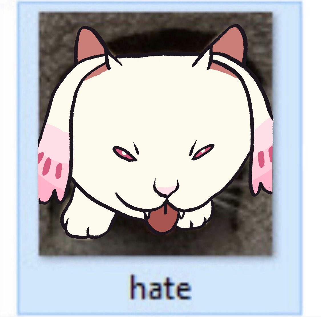 Kyubey when he sees a teenage girl