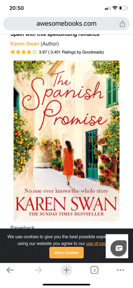 #catchatbookclub @MillieMall mummy’s second book she read was also on her #bookblast list. The Spanish Promise by Karen Swan. An easy read with a smidge of love interest. Another time slip. Set in the 1932 Spanish Civil War and in 2018 bringing the family together.