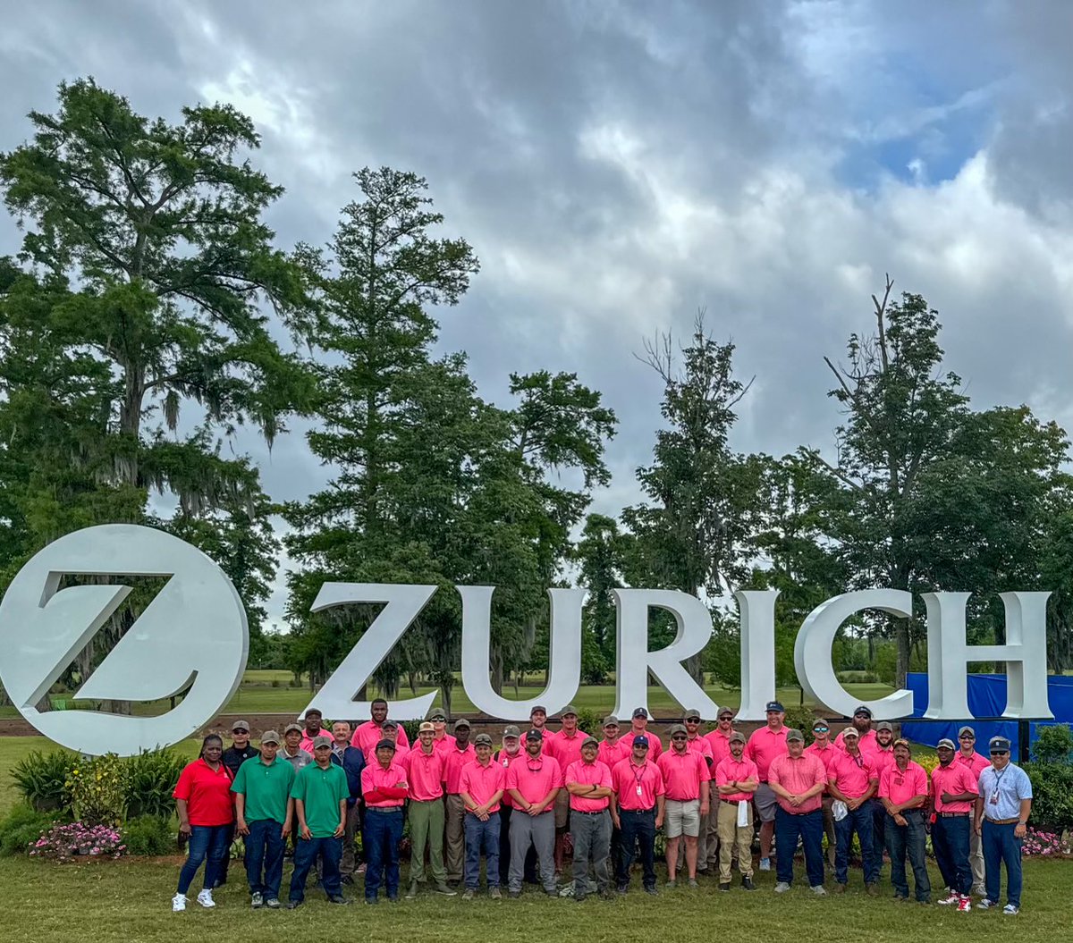 Big shout out to ⁦@Tyler_McCool⁩, staff & volunteers for this year’s ⁦@Zurich_Classic⁩. What a great week. ⁦@jimabate⁩