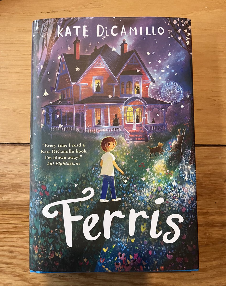 Thank you @BIGPictureBooks for sending me a copy of the Uk edition of ‘Ferris’ the beautiful new novel by Kate DiCamillo with my cover illustration. It is always a great honour to draw Kate’s international covers and this book is particularly special. In shops from May 2nd ❤️