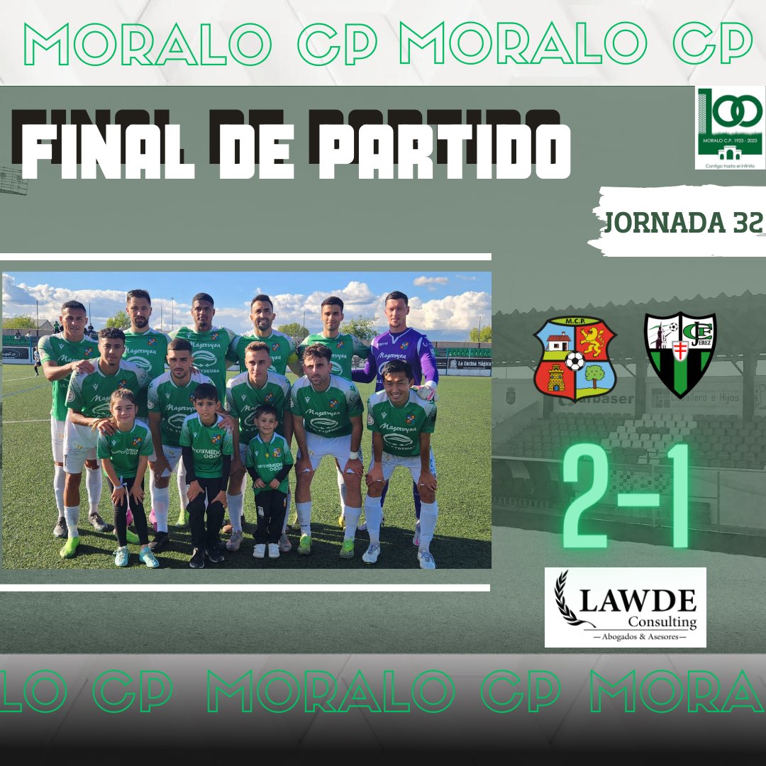 Gran final con una victoria que nos añaden 3 puntos más!! #halamoralo 💚