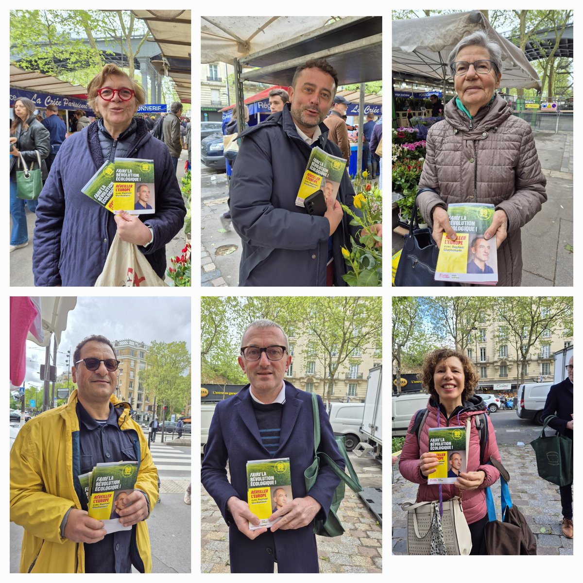 Des visages de femmes et d’hommes à #paris12 engagé.es pour #ReveillerLEurope Pour une Europe unie, solidaire, socialiste, féministe, écologiste, elles et ils vont voter @rglucks1 Fabienne, Jean-Bernard, Monique, Ahmed, Pierrick, Fadila.