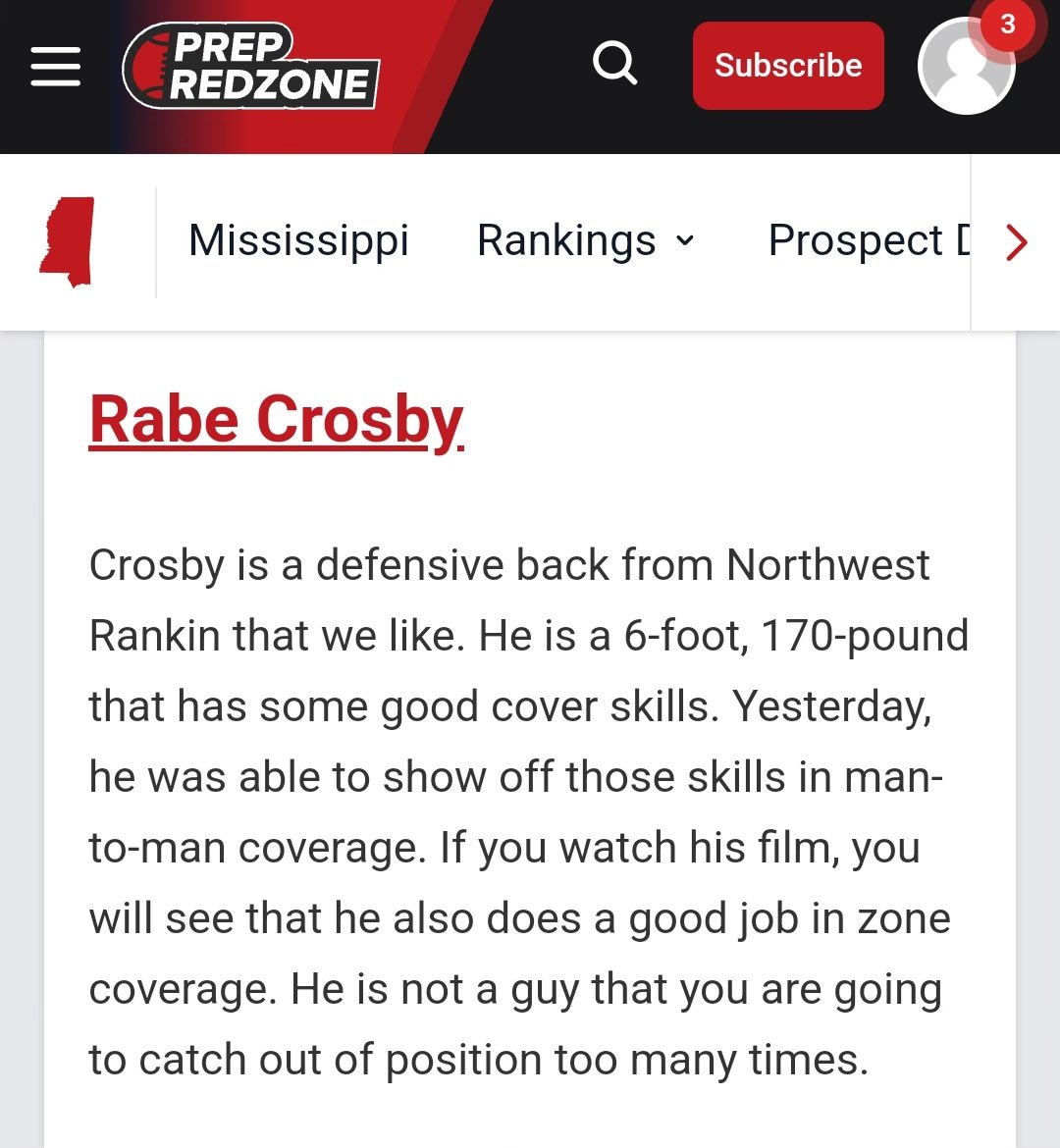 AGTG ✝️✝️
Thanks <a href="/MacCorleone74/">Rion (Ree-un) Young</a> for the write up , highly appreciated 🙏🏼. 
<a href="/PrepRedzoneMS/">Prep Redzone Mississippi</a> 
<a href="/ShedrickMckenz2/">Miss-Lou Recruits</a> 
<a href="/TDGrays/">Coach T.D. Grays</a> 
<a href="/CoachYACJohnson/">DAVID JOHNSON</a> 
<a href="/Smith16Dalton/">Dalton</a> 
@CoachChance_USM