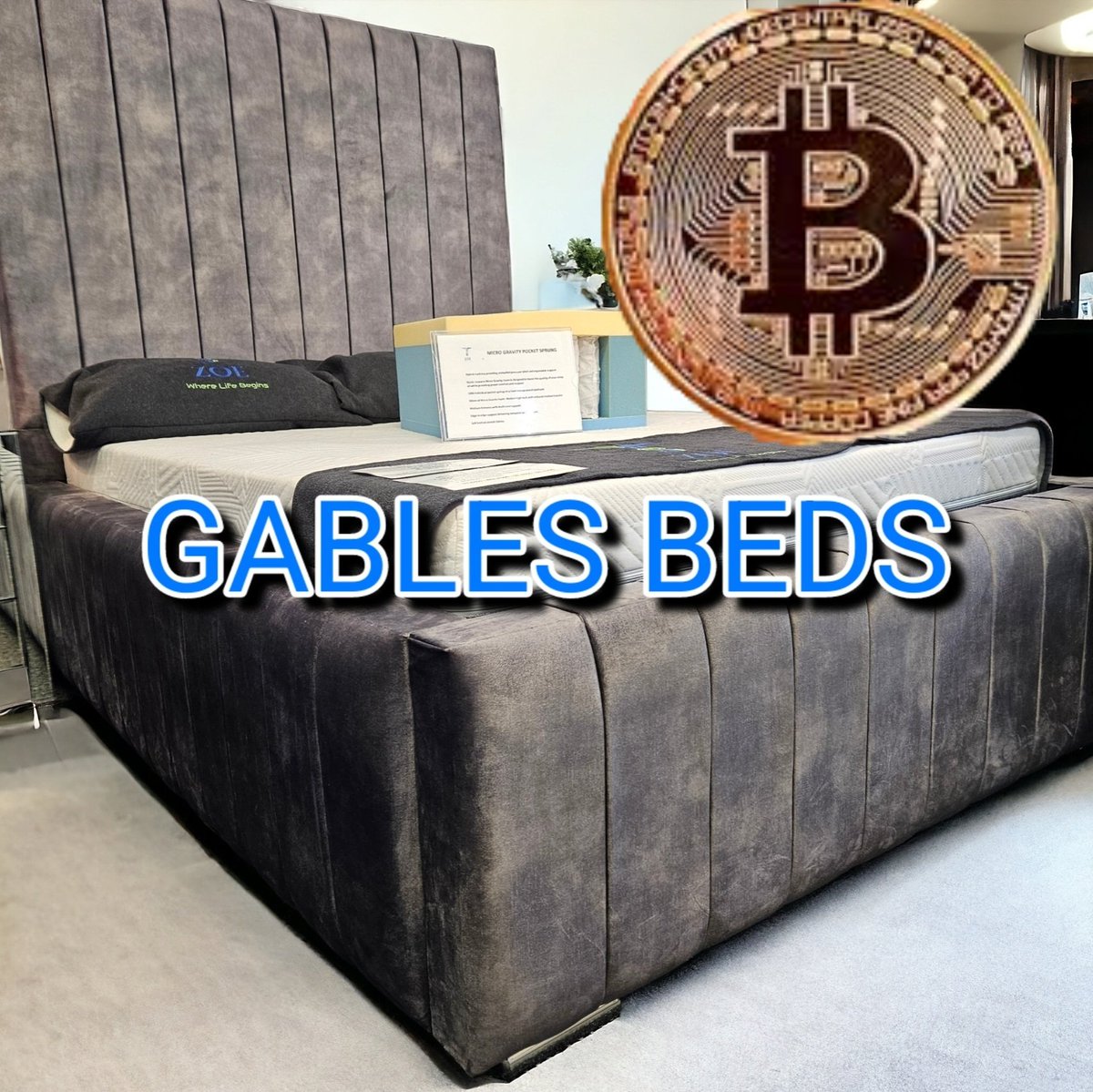 Looking for a new luxury bed? Pay for #beds with #Bitcoin at Gables Beds. Handmade to order with over 50 designer options.

Link in bio #bed #handmade #madeinEngland #crypto