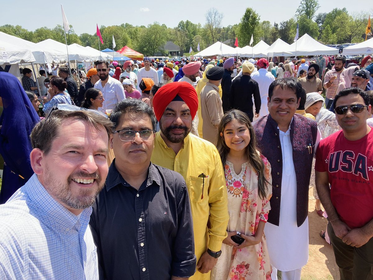 What a perfect Spring day to enjoy the Vaisakhi Mela festival in Manassas! It was wonderful connecting with so many families and community members. Happy Vaisakhi!