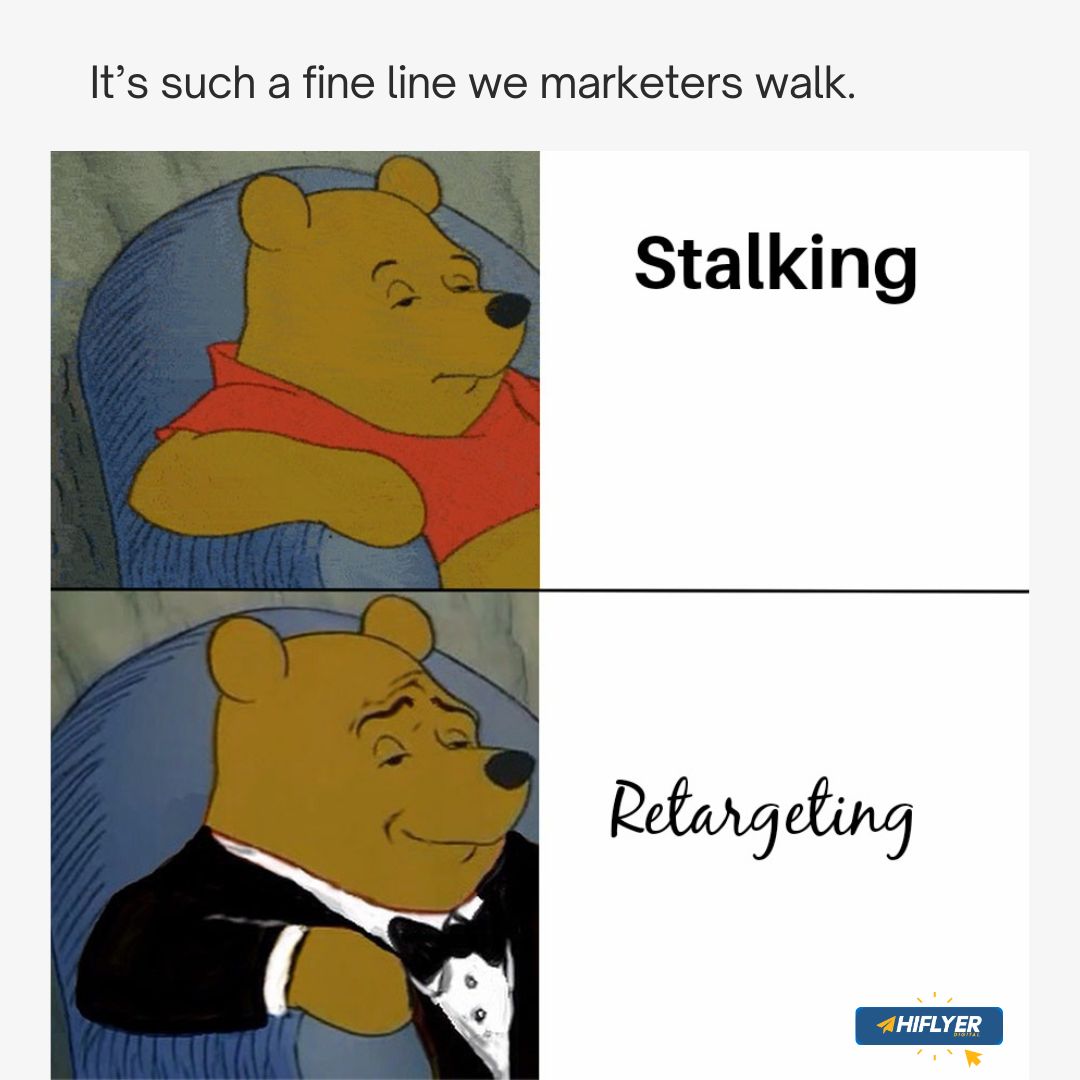 It's a such a fine line. 

Simple way to know if you're 'stalking' or 'retargeting'...

Ask yourself: are your customers opening / clicking / responding / converting at a high level or not? 

Yes = retargeting.
No = stalking.