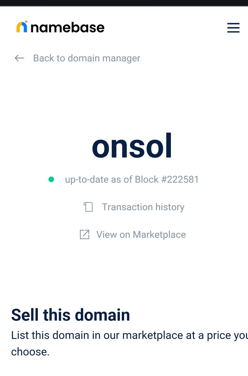 jstamps_dev's tweet photo. Just purchased the Top-Level Domain .onSol from @NamebaseHQ.
From this, anyone can create new solana token websites using this TLD (for example - doge.onSol , pepe.onSol , shitcoin.onSol , etc...). Tag anyone who'd be interested and DM for more info! https://t.co/cDZ1pVc9WZ