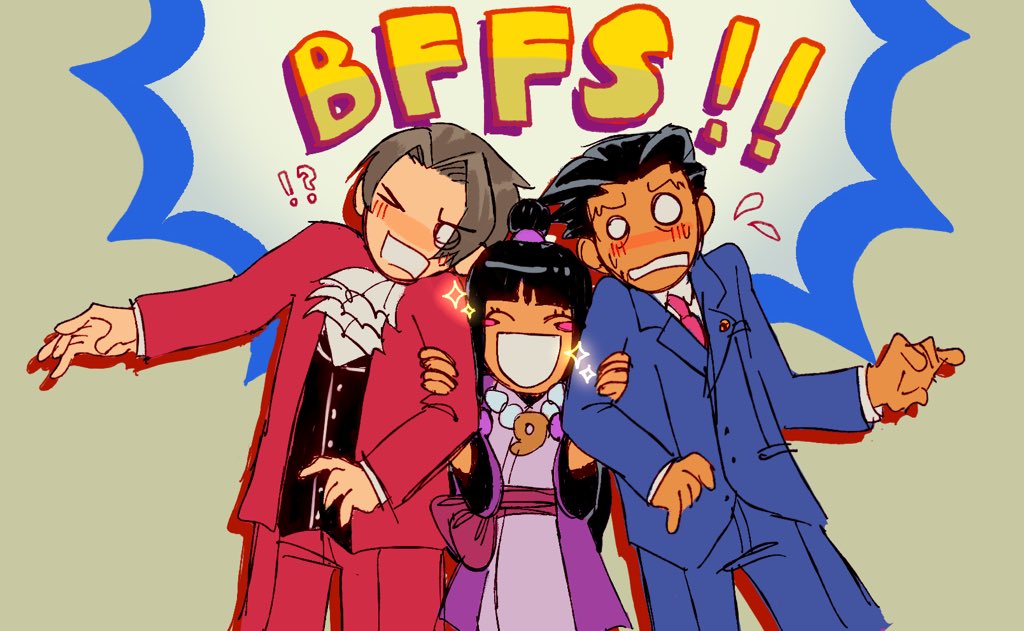 BEST FRIENDS FOREVER☝️‼️
#AceAttorney