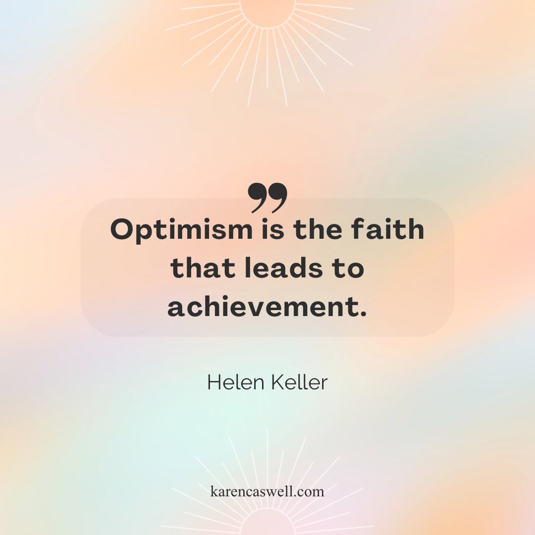 Optimism is more than just a mindset; it’s the belief that fuels success. Through learned optimism, we cultivate the faith that propels us towards achievement, turning challenges into opportunities and setbacks into stepping stones.

#authenticityinedu #inspirationinfluenceimpact