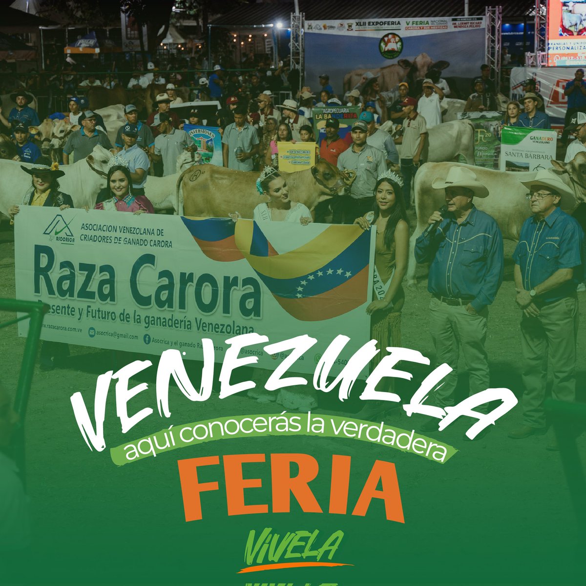 #28Abril| ¡DEL 20 AL 25 DE JUNIO! 🤠

Te invitamos a vivir la experiencia de la Expoferia Carora 2024 🌵

Las ferias de Carora son una historia y un lugar de encuentro para las ganaderías nacionales 🐂🐐

¡VÍVELA!

#Venezuela #Carora