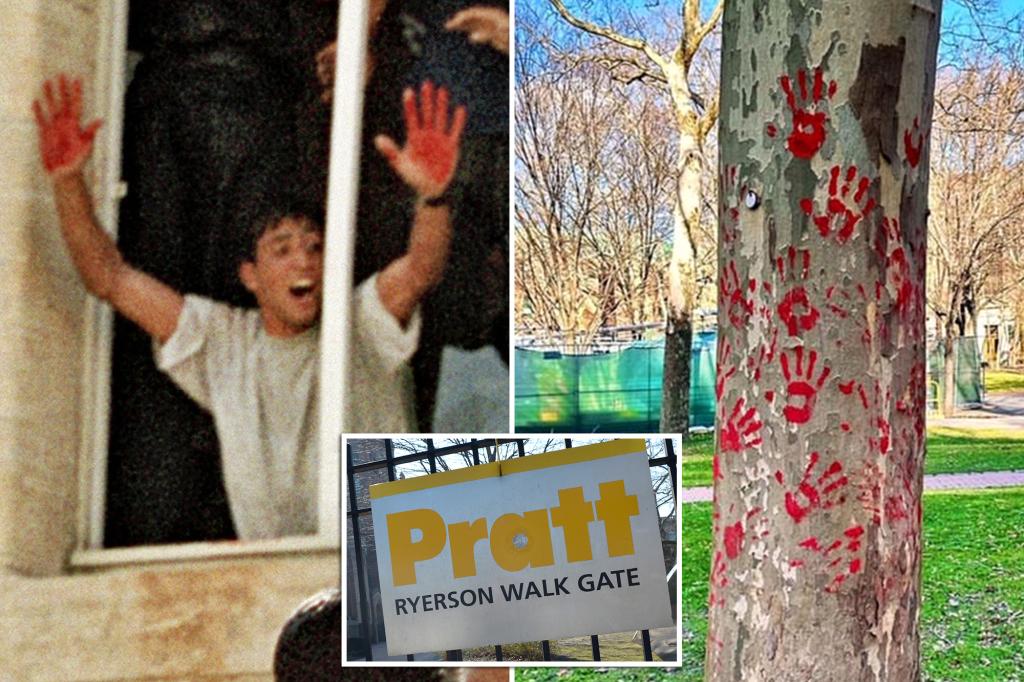 Pratt Institute red-hands painting on tree used to ‘terrorize’ Jewish students, critics say trib.al/dWpyTDz