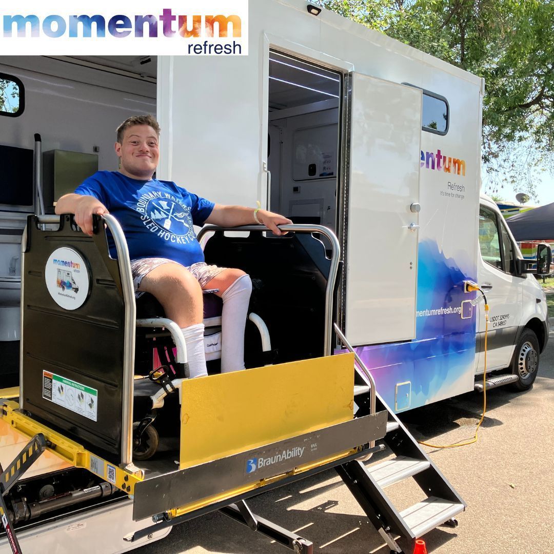 Momentum Refresh believes in providing full inclusion and accessibility to all.  We believe that everyone should be able to partake in community events without any limitations. 
#AccessibilityForAll #CommunityInclusion #RefreshMission