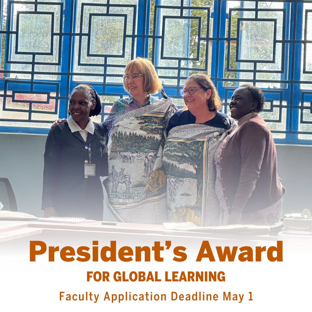 Faculty: Don't forget to submit your President's Award for Global Learning application by 5/1 to be considered for this program which includes travel, an honorarium, and networking opportunities. Questions? Contact presidentsaward@austin.utexas.edu. More: utx.global/pagl-faculty.