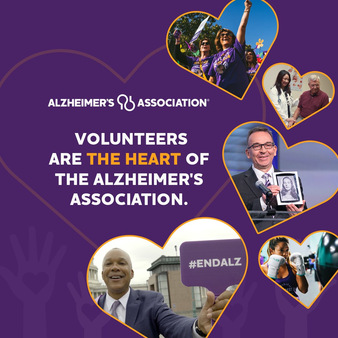 What does each Alzheimer’s Association volunteer have in common? They're passionate about ending Alzheimer’s while ensuring those impacted have the support they need. Consider joining us - learn about our MN and ND opportunities! alz.org/mnnd/volunteer #NationalVolunteerWeek