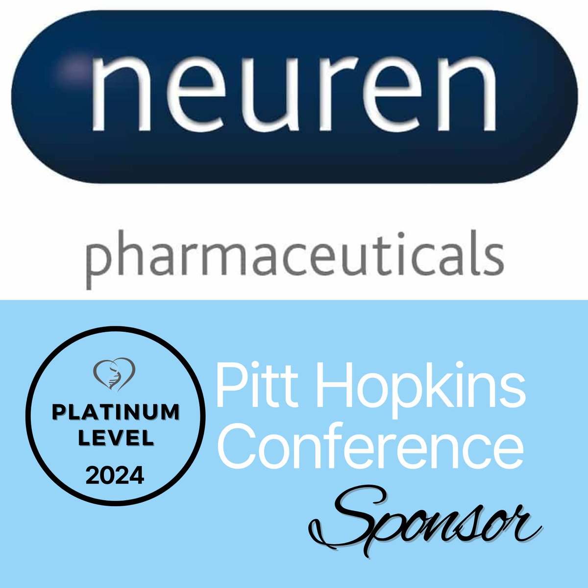 Thank you to #Neuren Pharmaceuticals for being a platinum sponsor for our 2024 #PittHopkins Conference! Neuren is currently completing the clinical trial for NNZ-2591, with results expected later in 2024. For more info about Neuren, visit their website: neurenpharma.com