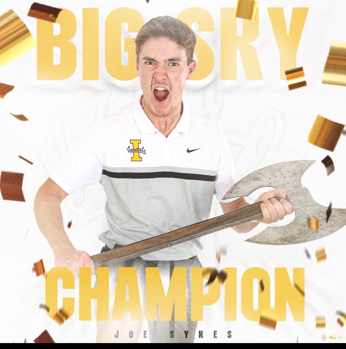 The second Vandal athlete spotlight goes to Sophomore golfer Joe Sykes from Littlehampton England. Sykes became the third ever Vandal to win an individual conference title and helped the Vandals golf team place third in the Big Sky. Congrats @Joe_sykes04!! 📸@VandalMensGolf