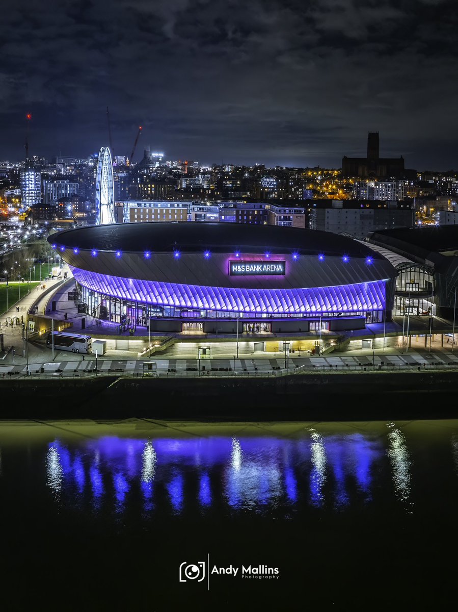 Arena reflections 🏟️🌃 #Liverpool