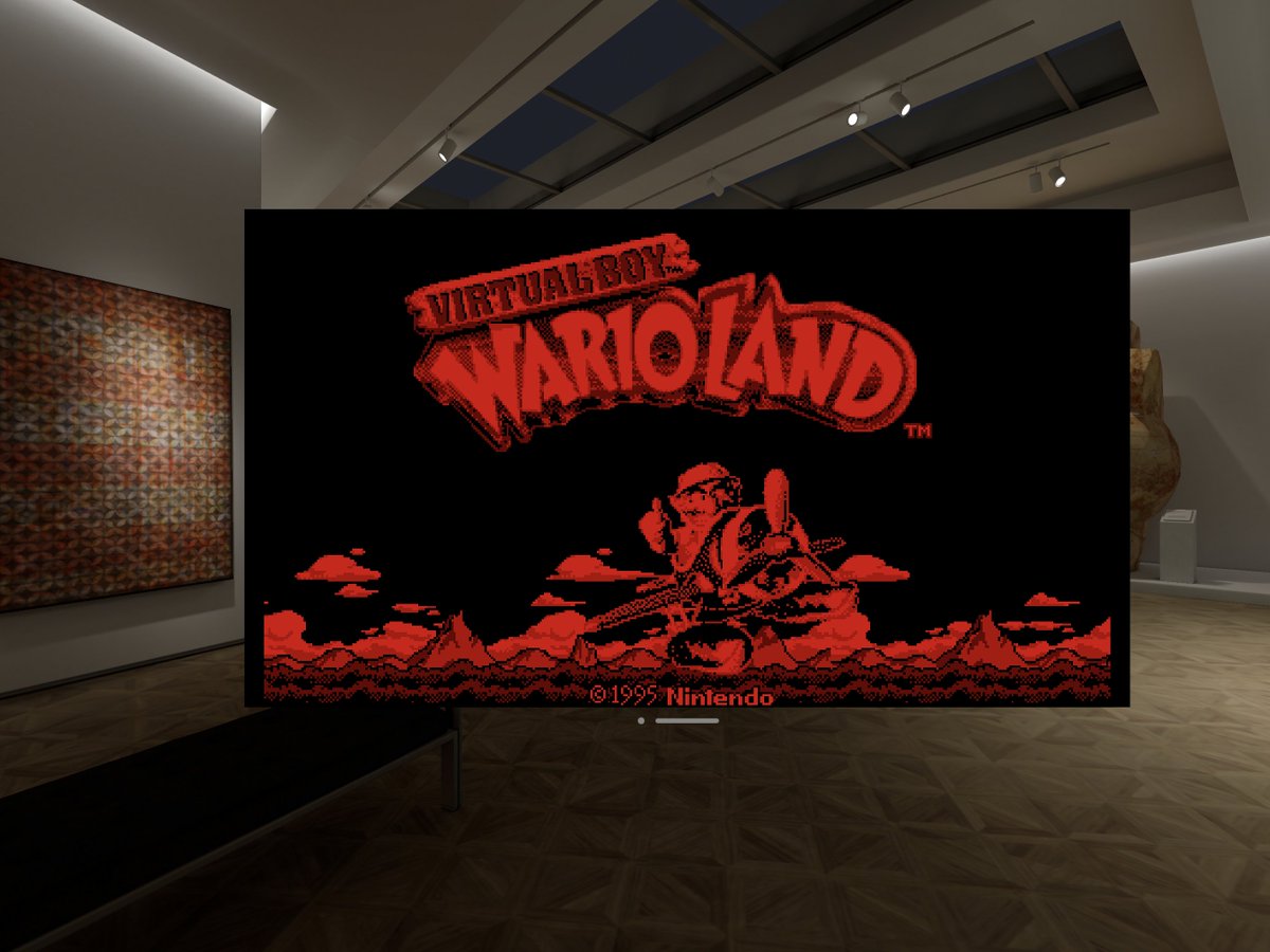iam_agg's tweet photo. Virtual Boy for Vision Pro is finally far enough along to allow users to try it via TestFlight!

It's very playable and I find it quite enjoyable on Vision. Sound has problems, there are no saves or savestates, and there are some known emulation bugs.

https://t.co/ceLlRi43x2 https://t.co/HFdOuQTxtK
