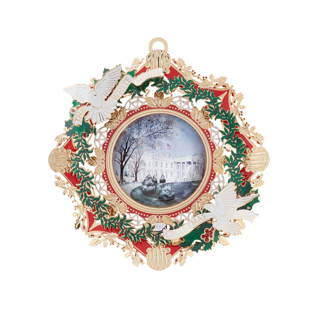 Until April 30th, our Official 2013 White House Christmas Ornament is only $10! This ornament features an American Elm tree planted by President Woodrow Wilson on the White House North Lawn on December 18, 1913. Shop now: shop.whitehousehistory.org/collections/or… #ArborDay
